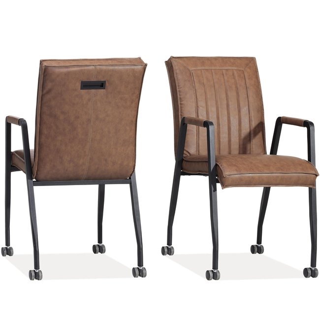 WoonMax Eettafelstoel Bally Antraciet