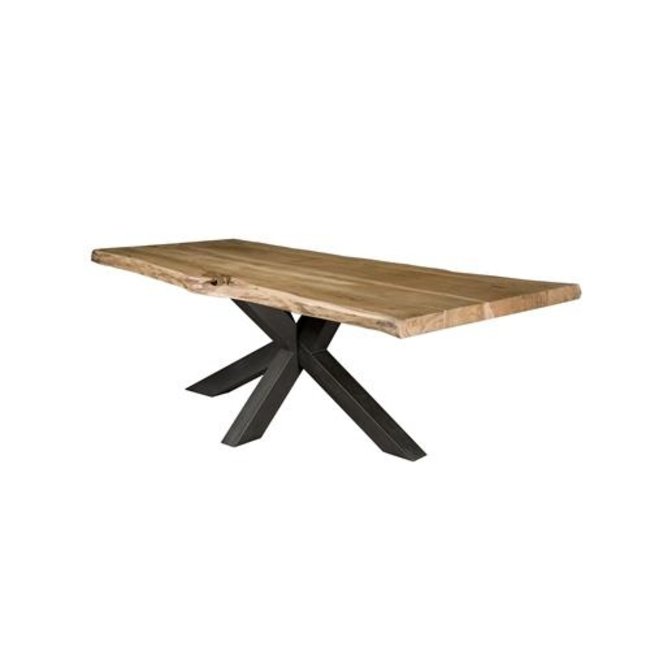 Tower Living Eettafel Soria Acacia matrixpoot - Div. afmetingen