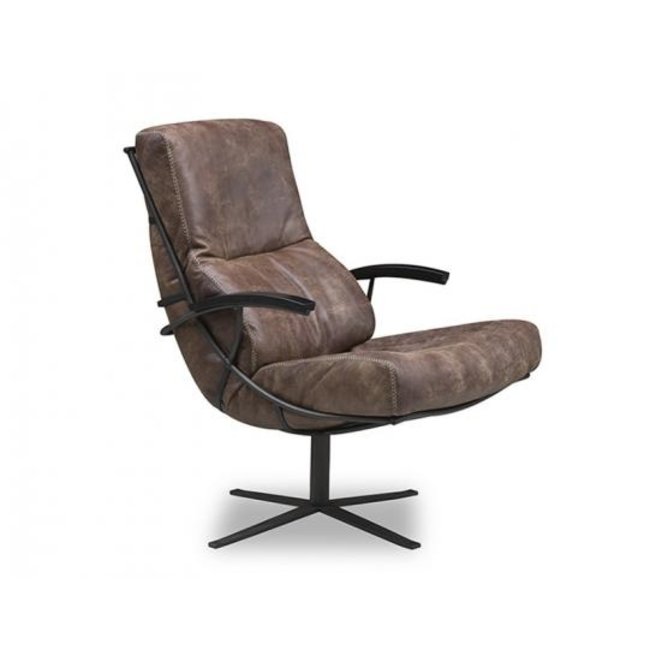 Het Anker Draaifauteuil Rasmus Afrika Leer S