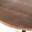 Eleonora Eettafel rond mango met matrixpoot Ø 150 cm