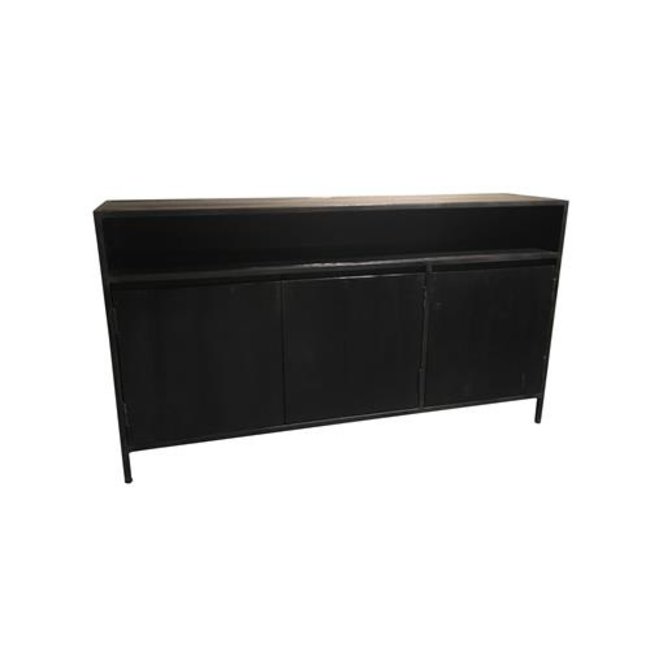 Tower Living Dressoir Paterno mango zwart 155 cm