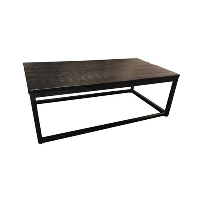 Tower Living Salontafel Paterno Mango zwart rechthoekig