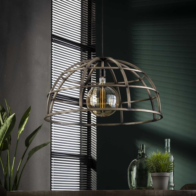 WoonStijl Hanglamp Ø70 dome / Oud zilver