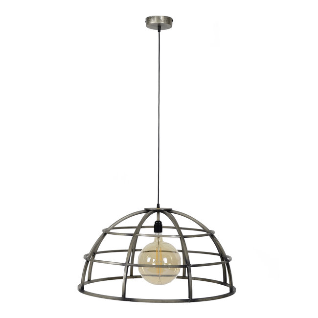 WoonStijl Hanglamp Ø70 dome / Oud zilver