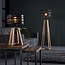 WoonStijl Vloerlamp twist houten kruisframe / Slate grey