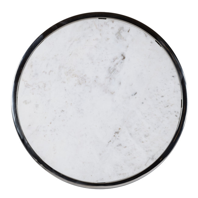 Richmond Interiors  Bijzettafel Jaimy met marmeren top groot