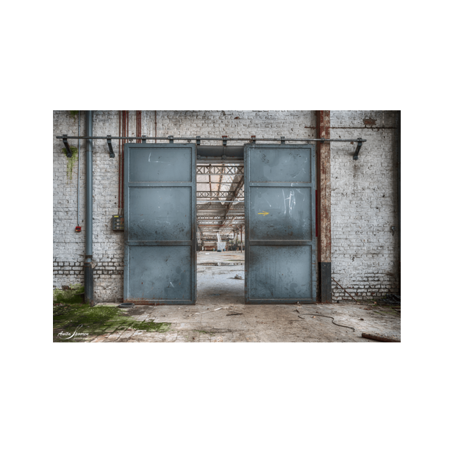 Urban Cotton Wandkleed Spinning Doors - L