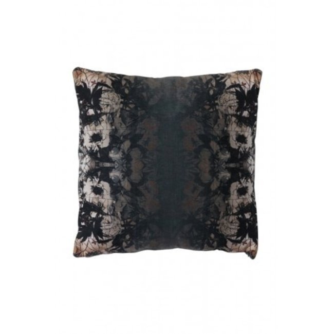 Light en Living Kussen 50x50 cm RORSCHACH velvet groen dessin