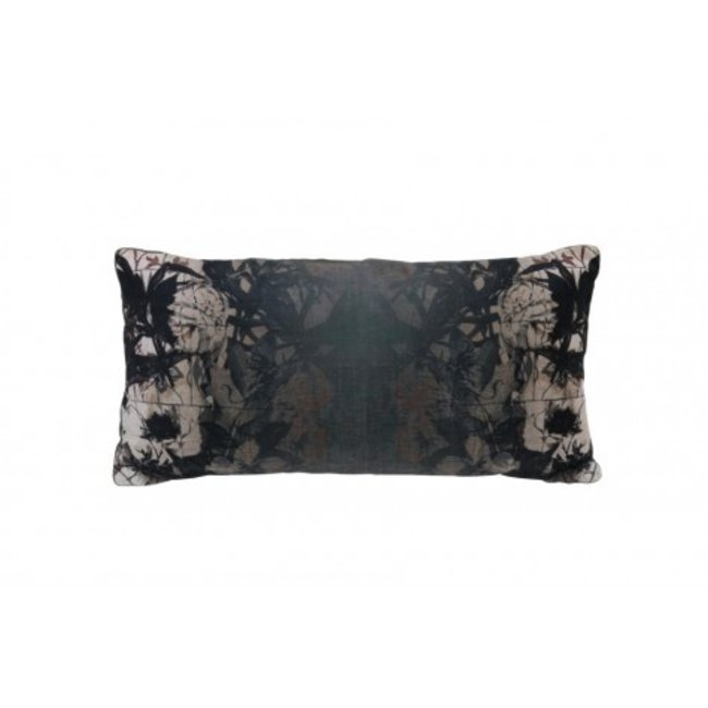 Light en Living Kussen 60x30 cm RORSCHACH velvet groen dessin
