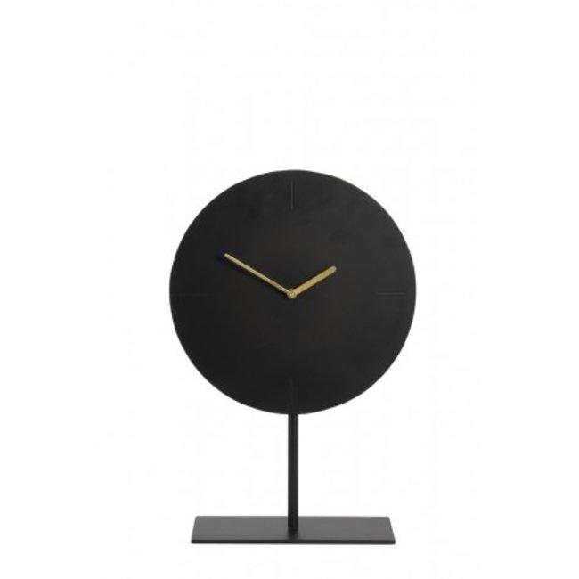 Light en Living Klok Waiwo mat zwart-goud