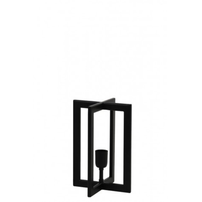 Light en Living Tafellamp 21x21x30 cm MACE mat zwart