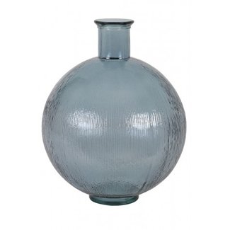 Light en Living Vaas Ø34x42 cm RALLOCI glas licht blauw