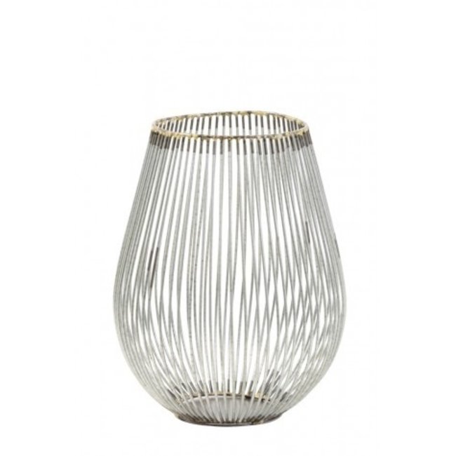 Light en Living Theelicht Ø16x20 cm VENADE antiek zilver