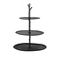 Light & Living Etagere 3 laags TRESA mat zwart