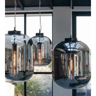 Light en Living Hanglamp JULIA Glas Smoke Light en Living Hanglamp JULIA Glas Smoke