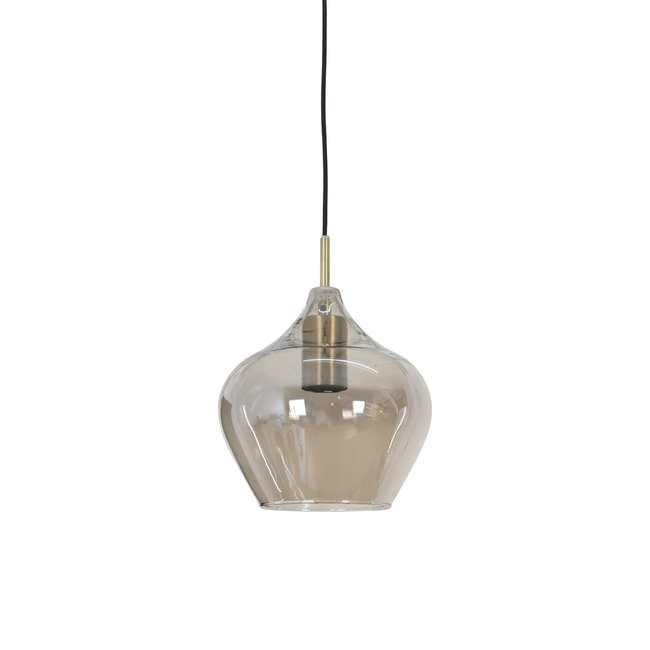 Light en Living Hanglamp RAKEL Antique brass klein