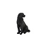 Light en Living Ornament CHEETAH velvet Bruin of zwart in 3 maten