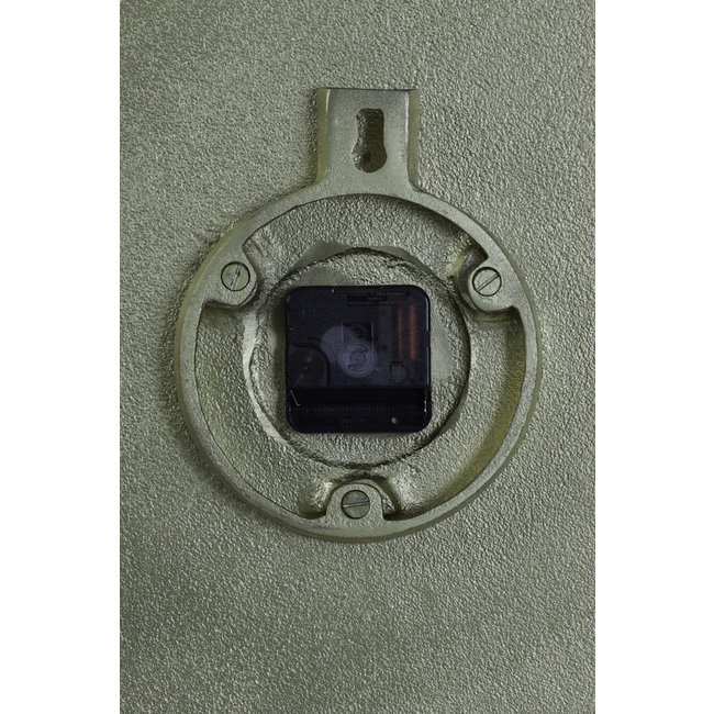 Light en Living Klok Ø58 cm NURRAN relief antiek brons