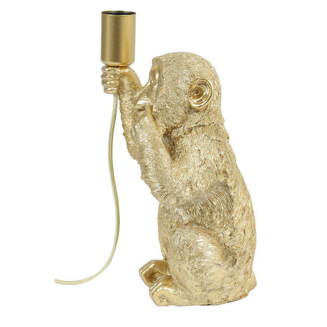 Light en Living Tafellamp aap goud