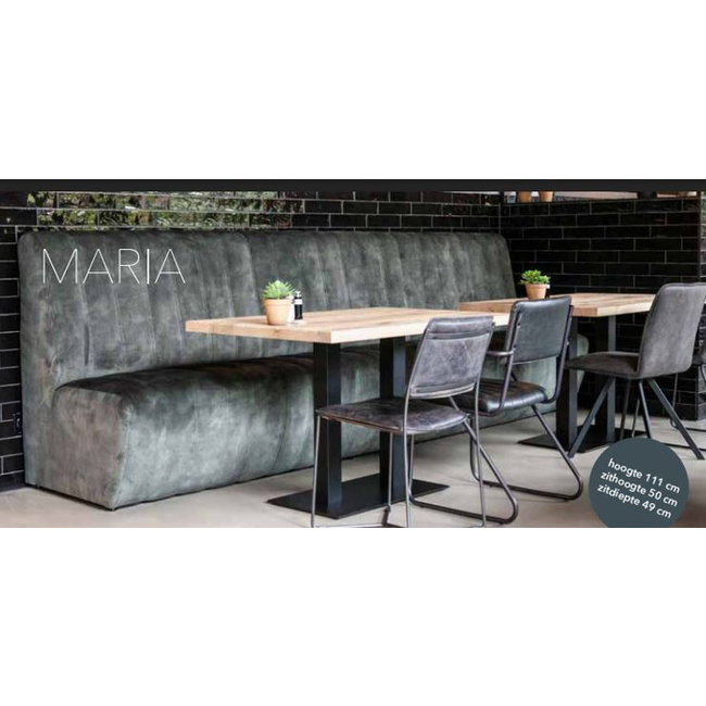 Sevn Eetkamerbank Maria - Diverse maten en stoffen