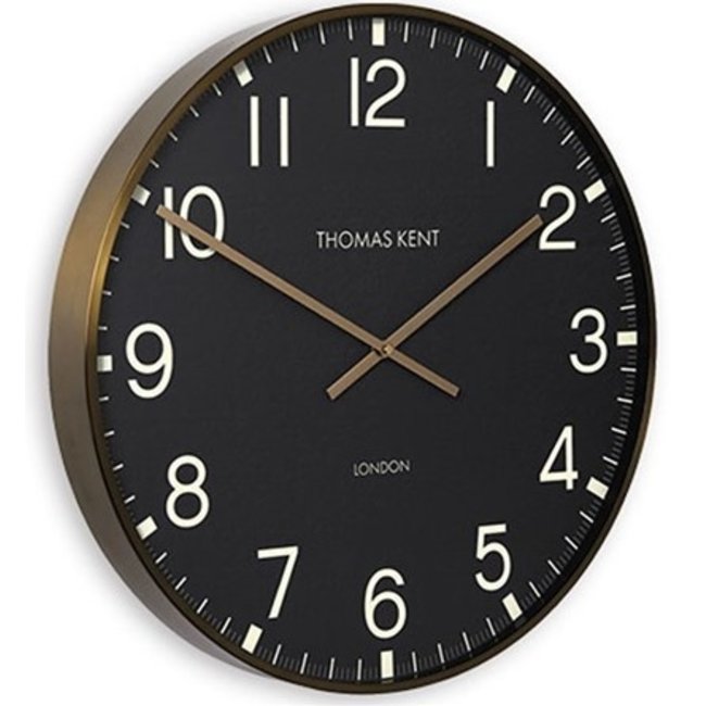 Thomas Kent Klok Clocksmith zwart/goud - in 3 maten leverbaar
