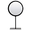 Light en Living Spiegel rond 25x10x45 cm LURI mat zwart