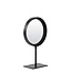 Light en Living Spiegel rond 20x10x35 cm LURI mat zwart