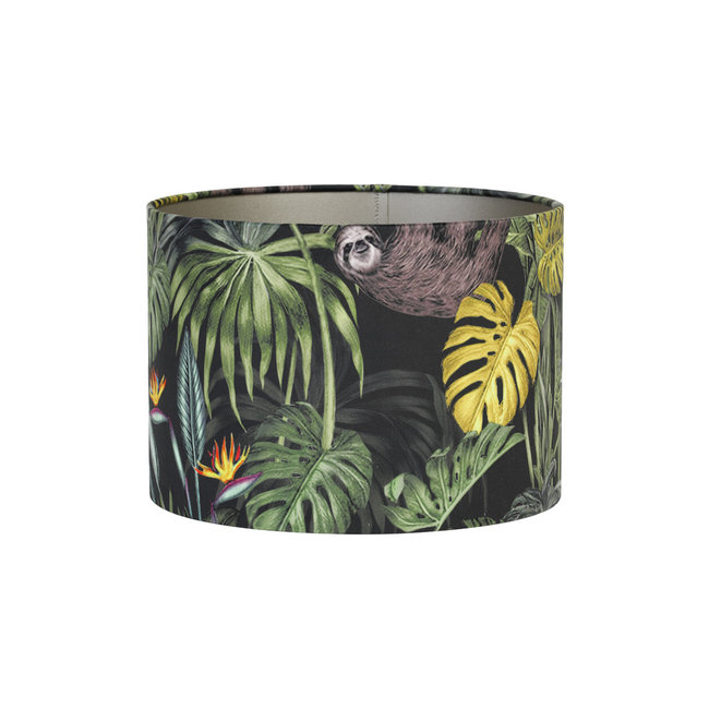 Light & Living Lampenkap Velours Rica Jungle Ø35x30