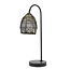 Light en Living Tafellamp 23x18x60 cm MEYA mat zwart+goud