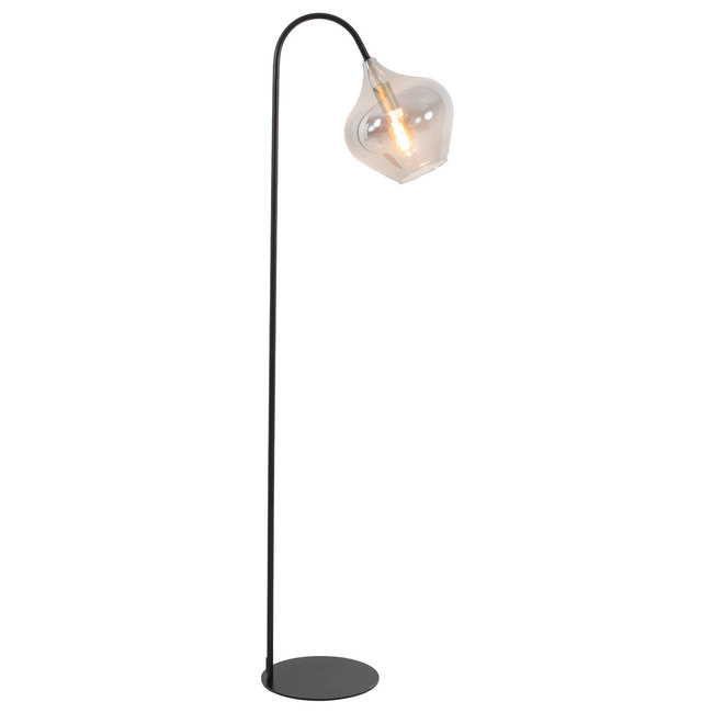 Light en Living Vloerlamp 28x45x160 cm RAKEL mat zwart