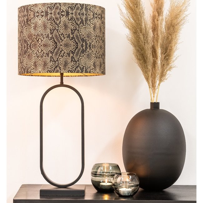 Light en Living Lampvoet 21x13x55 cm JAMIRI mat zwart