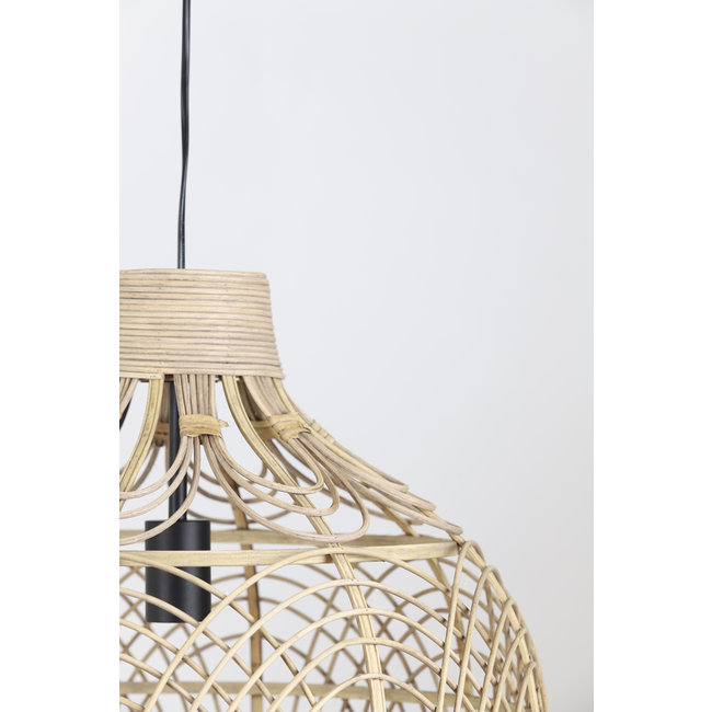 Light en Living Hanglamp Ø48x43 cm POCITA rotan naturel L