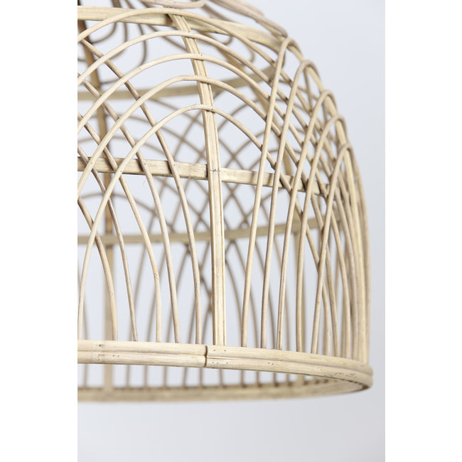 Light en Living Hanglamp Ø48x43 cm POCITA rotan naturel L