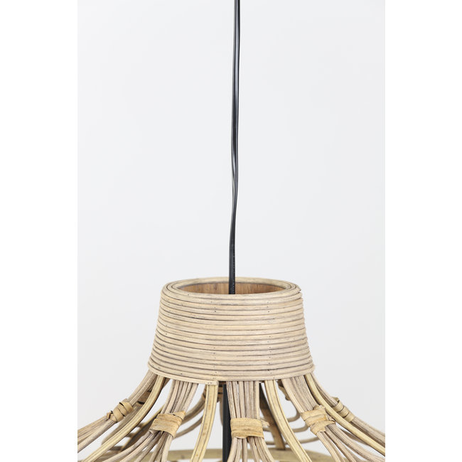 Light en Living Hanglamp Ø48x43 cm POCITA rotan naturel L
