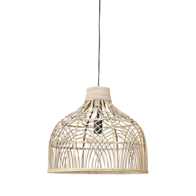 Light en Living Hanglamp Ø48x43 cm POCITA rotan naturel L