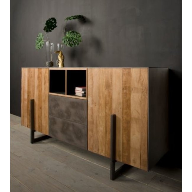 Tower Living Dressoir Ora teak 167 cm - Showroommodel