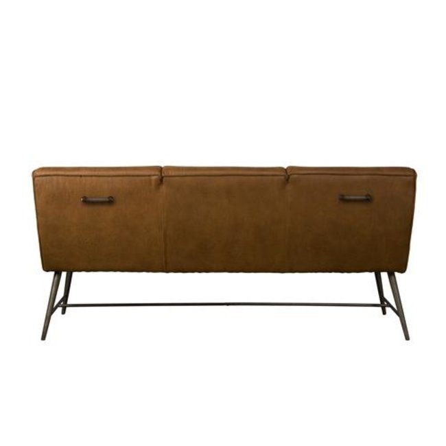 Tower Living Eetkamerbank Belmonte 155 cm of 185 cm - Grijs, groen en cognac