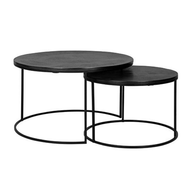 Richmond Interiors  Salontafel bolder set van 2 aluminium