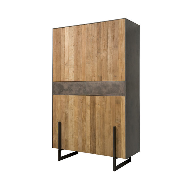 Tower Living Opbergkast Ora teak 4 deurs en 2 lades
