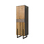 Tower Living Hoge kast Ora teak 2 deurs en 1 lade