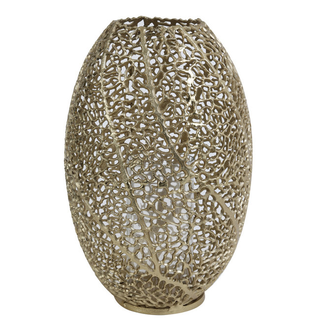 Light en Living Windlicht SINULA antiek goud - 2 maten