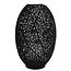 Light en Living Windlicht SINULA mat zwart - 2 maten