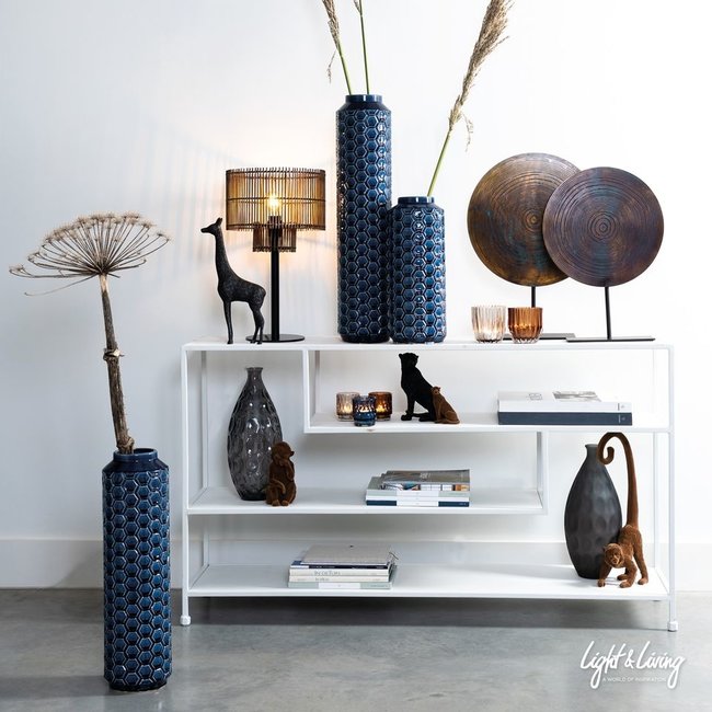 Light en Living Ornament Aap velvet Bruin