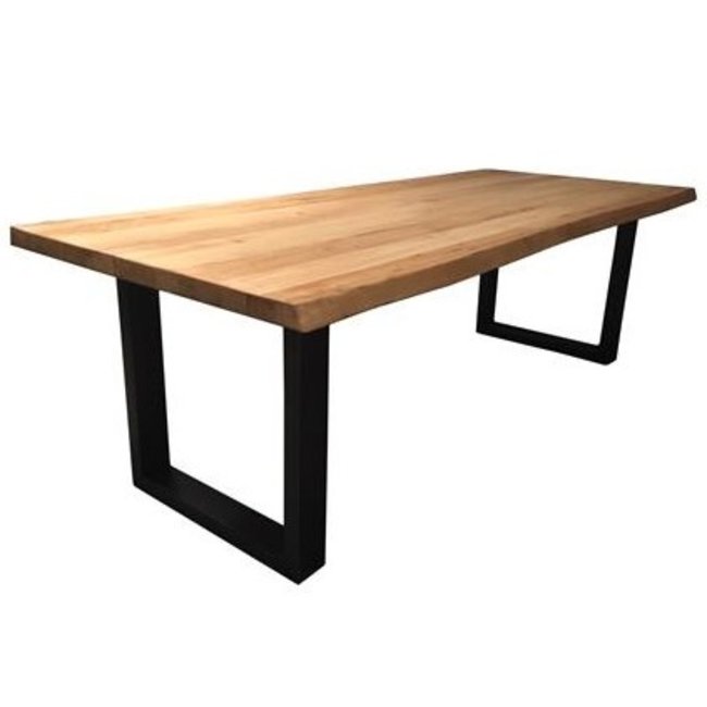 Tower Living Eettafel  Ultimo Live edge blank of zwart - diverse afmetingen