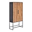 Tower Living Opbergkast Felino Teak 2 deurs - Showroommodel