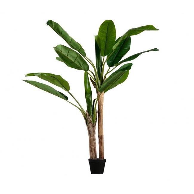 Woood Bananenplant kunstplant groen 138 cm