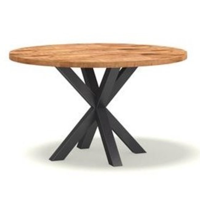 Tower Living Basto eettafel 130 cm Mango Rough mat