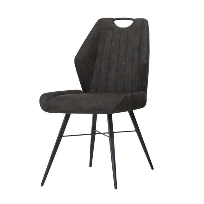 WoonMax Eettafelstoel Torro - Antraciet, Cognac of Mosgroen