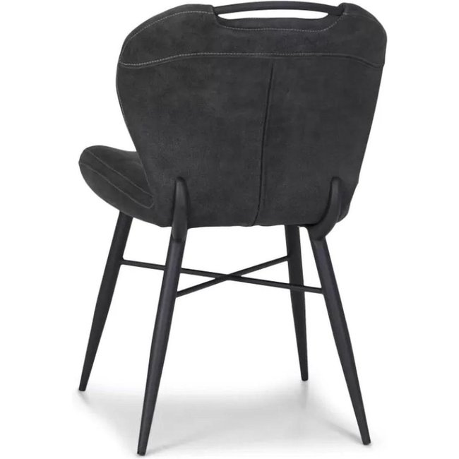 WoonMax Eettafelstoel Talent - cognac, antraciet en mosgroen