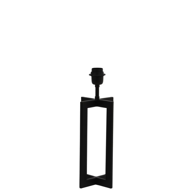 Light en Living Lampvoet 15x15x35 cm MACE mat zwart